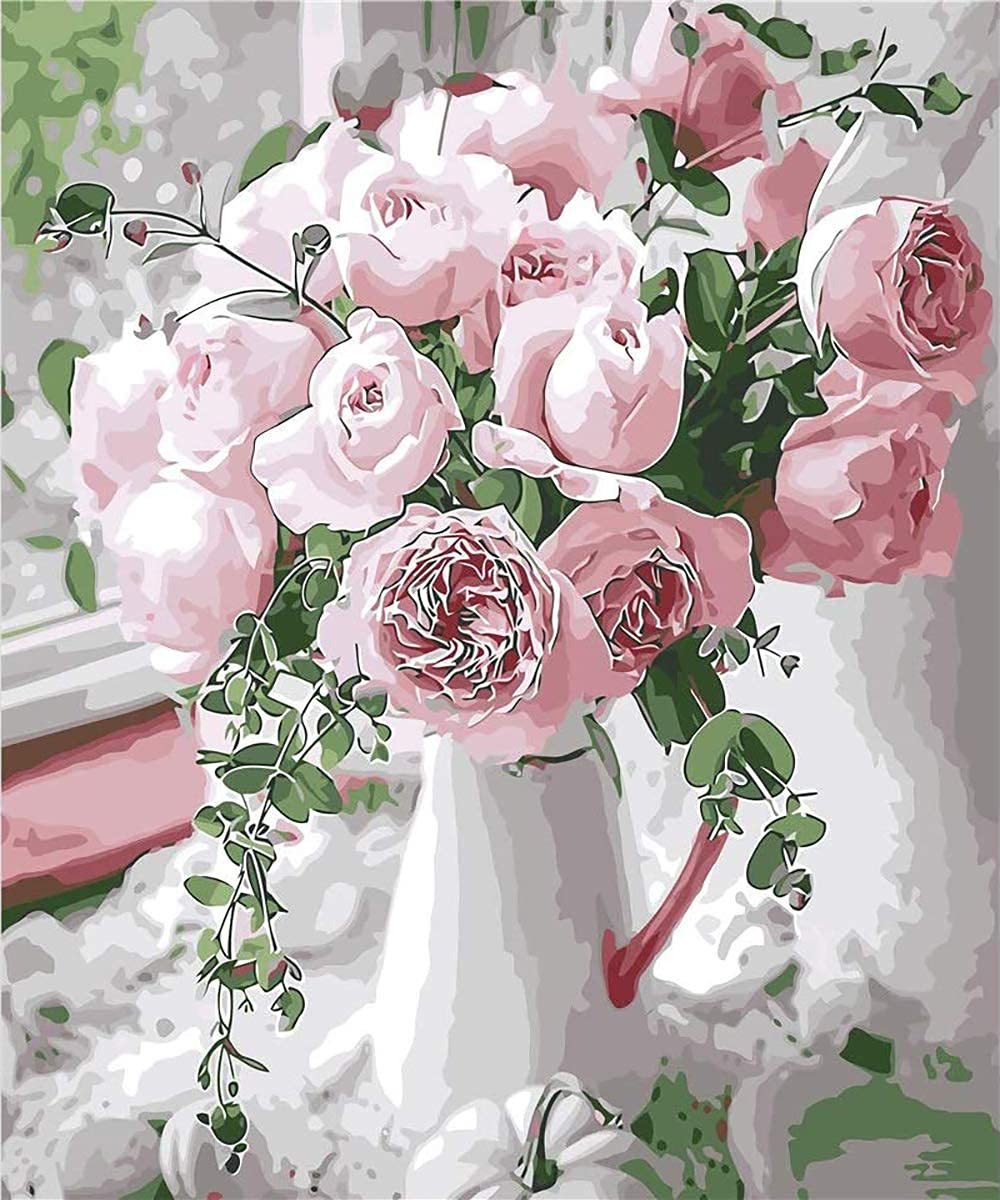 HASTHIP 5D Diamond Painting by Number Kit, 30x40cm Full Drill FlowerDiamond Painting Rhinestone Embroidery Pictures for Adults Kids Relaxation and Home Wall Decor (Multi 5) HASTHIP 5D Diamond Painting by Number Kit, 30x40cm Full Drill FlowerDiamond Painting Rhinestone Embroidery Pictures for Adults Kids Relaxation and Home Wall Decor (Multi 5)